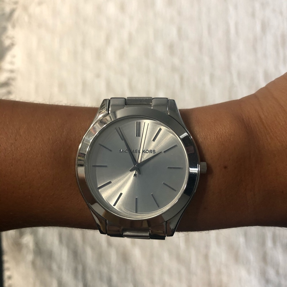 Micheal Kors silver women’s watch